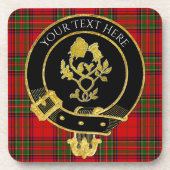 Scottish Clan Crest Roos Thistle Onderzetter (Voorkant)