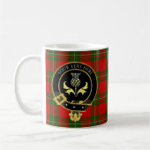 Scottish Clan Crest Thistle Two-Tone Coffee Mok (Links)