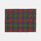 Scottish Clan Crozier Tartan Pset Fleece Deken (Voorkant (Horizontaal))