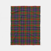 Scottish Clan Crozier Tartan Pset Fleece Deken (Voorkant)