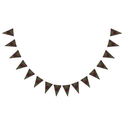 Scottish Clan Cumming Hunting Tartan Vlaggetjes (Alle)