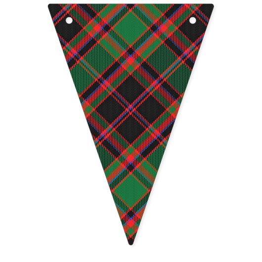 Scottish Clan Cumming Hunting Tartan Vlaggetjes (Derde vlag)
