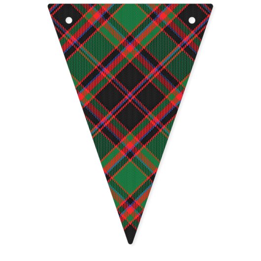 Scottish Clan Cumming Hunting Tartan Vlaggetjes (Tweede vlag)