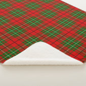 Scottish Clan Cumming Tartan Pset Sherpa Deken (3/4)
