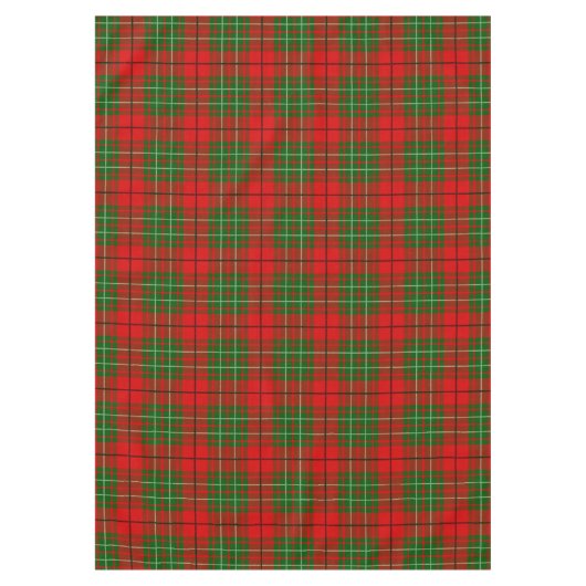 Scottish Clan Cumming Tartan Pset Tafelkleed (Voorkant)