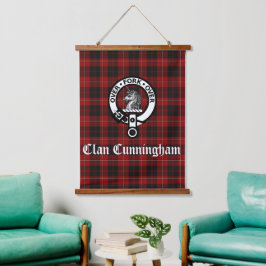 Scottish Clan Cunningham Crest Badge Hangend Wandkleed