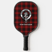 Scottish Clan Cunningham Crest en Tartan Pickleball Paddle (Achterkant)