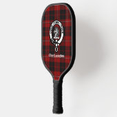 Scottish Clan Cunningham Crest en Tartan Pickleball Paddle (Links)
