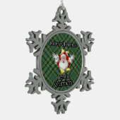 Scottish Clan Currie Currier Tartan Tin Sneeuwvlok Ornament (Links)