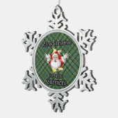 Scottish Clan Currie Currier Tartan Tin Sneeuwvlok Ornament (Rechts)