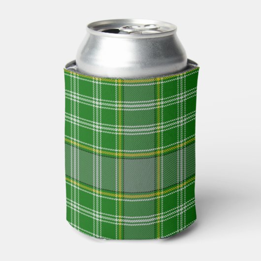 Scottish Clan Currie Tartan Pset Blikjeskoeler (Blikje Voorkant)