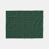 Scottish Clan Davidson Classic Tartan Fleece Deken (Voorkant (Horizontaal))