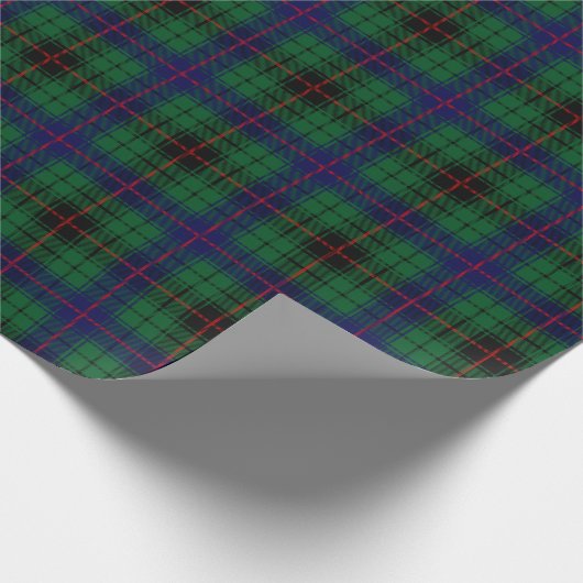 Scottish Clan Davidson Tartan Plays Cadeaupapier (Hoek)