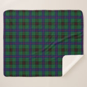 Scottish Clan Davidson Tartan Plays Sherpa Deken (Voorkant (horizontaal))