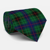 Scottish Clan Davidson Tartan Plays Stropdas (Opgerold)