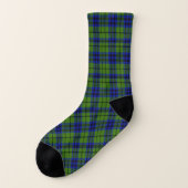Scottish Clan Dixon Tartan Pset Sokken (Links - buitenkant)