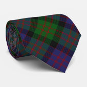 Scottish Clan Donald D Monogram Tartan Stropdas (Opgerold)