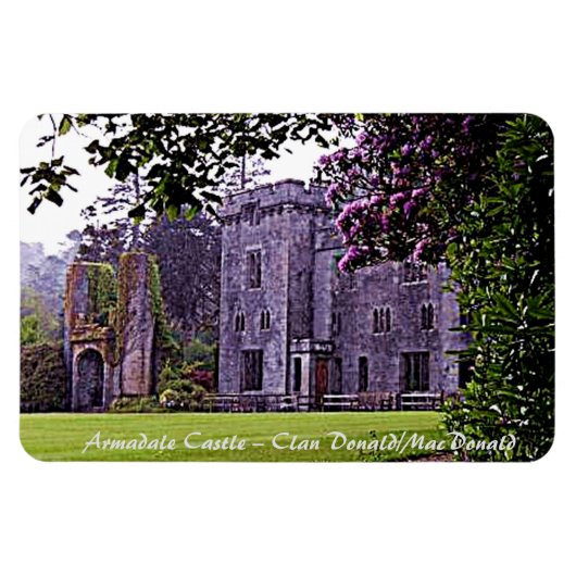 Scottish Clan Donald/MacDonald's Armadale Castle Magneet (Horizontaal)