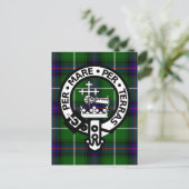 Scottish Clan Donald Tartan en Crest Briefkaart (Staand voorkant)