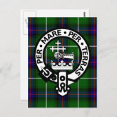 Scottish Clan Donald Tartan en Crest Briefkaart (Voorkant / Achterkant)