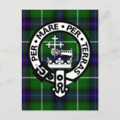 Scottish Clan Donald Tartan en Crest Briefkaart (Voorkant)