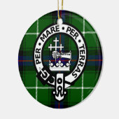 Scottish Clan Donald Tartan en Crest Keramisch Ornament (Links)