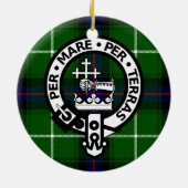 Scottish Clan Donald Tartan en Crest Keramisch Ornament (Achterkant)