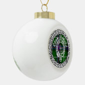 Scottish Clan Donald Tartan en Crest Keramische Bal Ornament (Links)