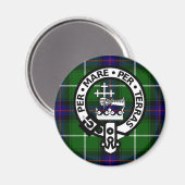 Scottish Clan Donald Tartan en Crest Magneet (Voorkant / Achterkant)