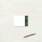 Scottish Clan Donald Tartan en Crest Post-it® Notes (Op bureau)