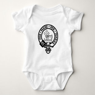 Scottish Clan Donald Tartan en Crest Romper