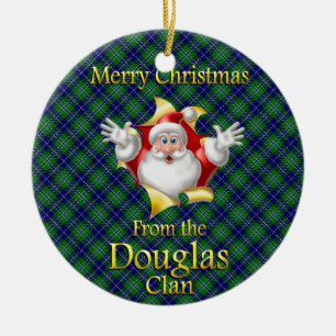 Scottish Clan Douglas Kerstversiering Keramisch Ornament