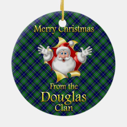 Scottish Clan Douglas Kerstversiering Keramisch Ornament (Achterkant)