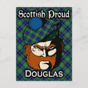 Scottish Clan Douglas Tartan Briefkaart