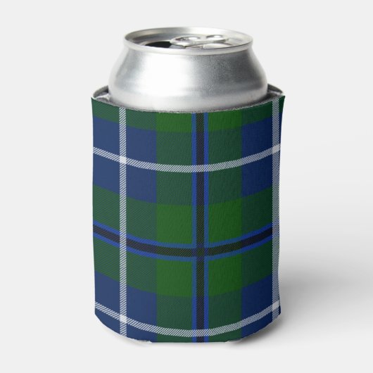 Scottish Clan Douglas Tartan Pset Blikjeskoeler (Blikje Voorkant)
