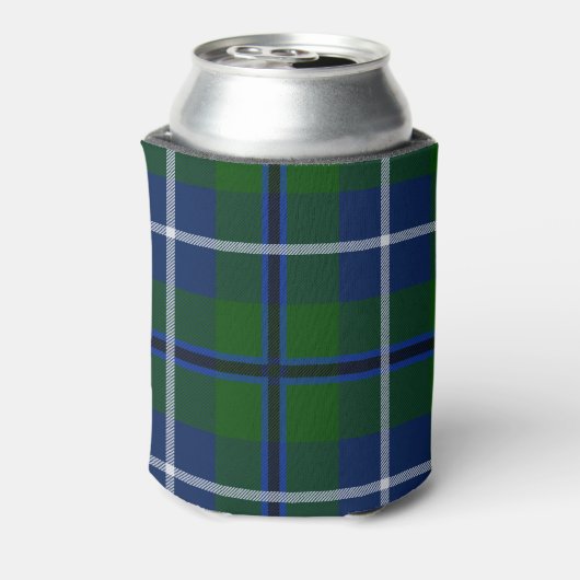 Scottish Clan Douglas Tartan Pset Blikjeskoeler (Blikje Achterkant)