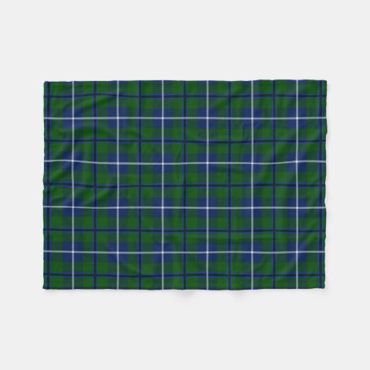 Scottish Clan Douglas Tartan Pset Fleece Deken (Voorkant (Horizontaal))