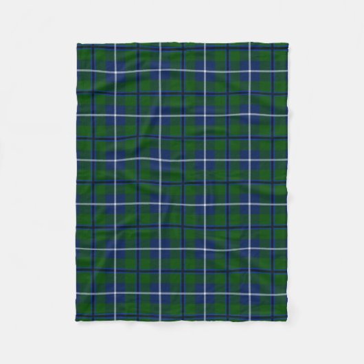 Scottish Clan Douglas Tartan Pset Fleece Deken (Voorkant)