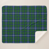 Scottish Clan Douglas Tartan Pset Sherpa Deken (Voorkant (horizontaal))