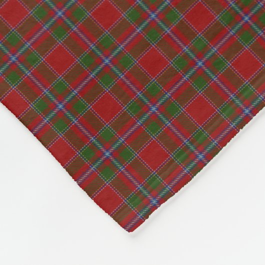Scottish Clan Drummond Classic Tartan Fleece Deken (Hoek)