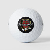 Scottish Clan Drummond Personalize Jouw naam Golfballen (Voorkant)