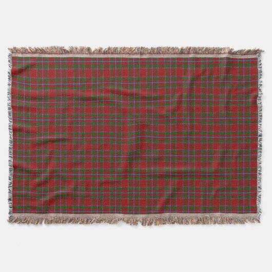Scottish Clan Drummond Tartan Deken (Voorkant)