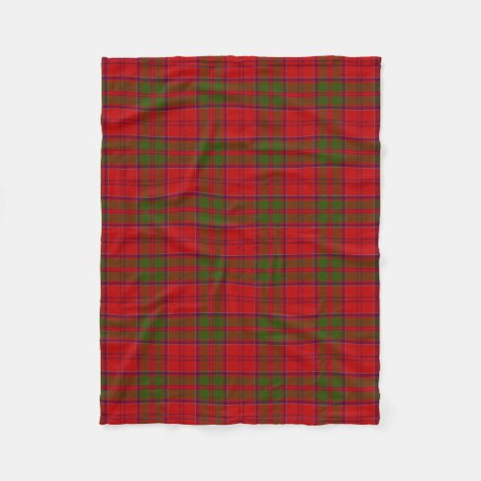 Scottish Clan Drummond Tartan Pset Fleece Deken (Voorkant)
