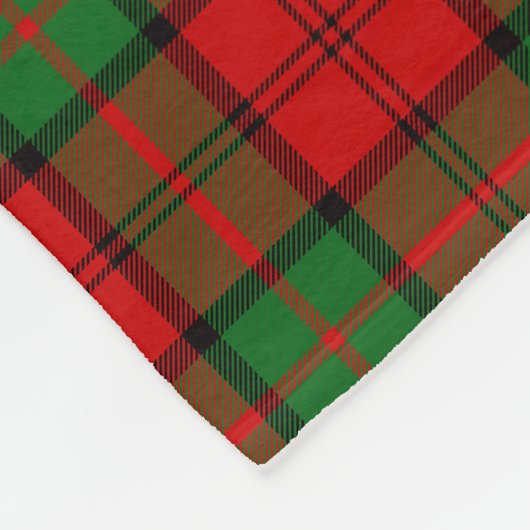 Scottish Clan Dunbar Tartan Pset Fleece Deken (Hoek)