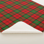 Scottish Clan Dunbar Tartan Pset Sherpa Deken (3/4)