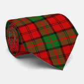 Scottish Clan Dunbar Tartan Pset Stropdas (Opgerold)