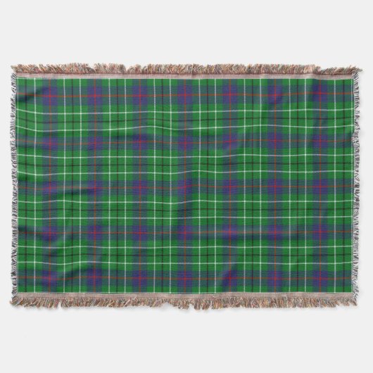 Scottish Clan Duncan Tartan Pset Deken (Voorkant)