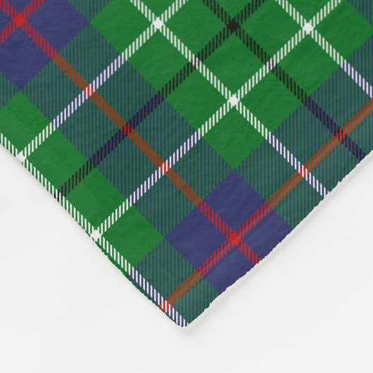 Scottish Clan Duncan Tartan Pset Fleece Deken (Hoek)
