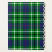 Scottish Clan Duncan Tartan Pset Planner (Achterkant)
