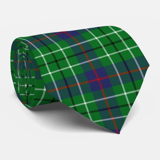 Scottish Clan Duncan Tartan Pset Stropdas (Opgerold)